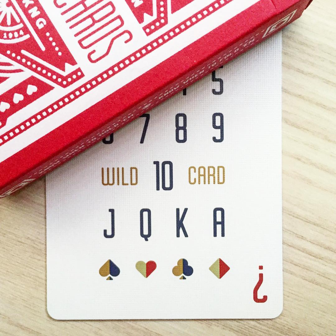 Red Wheel Playing Cards by DKNG